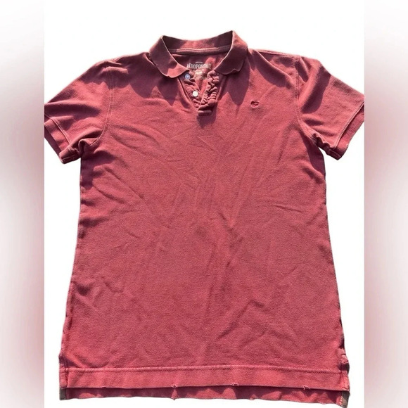 Aeropostale Vintage Distressed Collared Short Sleeve Shirt Size Small - Picture 1 of 6